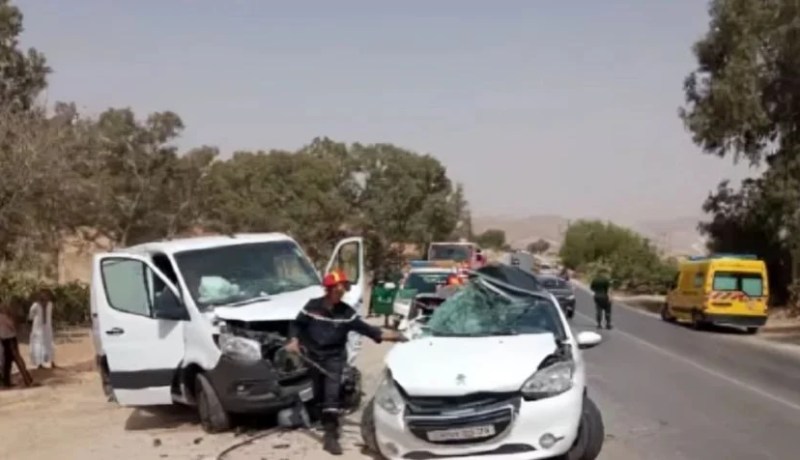 غليزان.. 7 جرحى في اصطدام بين سيارتين بجديوية