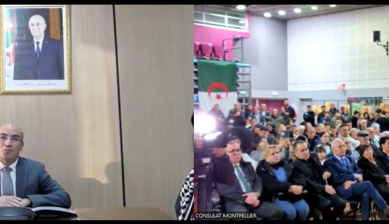 شايب يشارك الجالية الجزائرية بمونبوليي احتفالات السنة الأمازيغية الجديدة