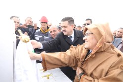 وزير الري يشرف على وضع حجر الأساس لخزان مائي جديد ببسكرة