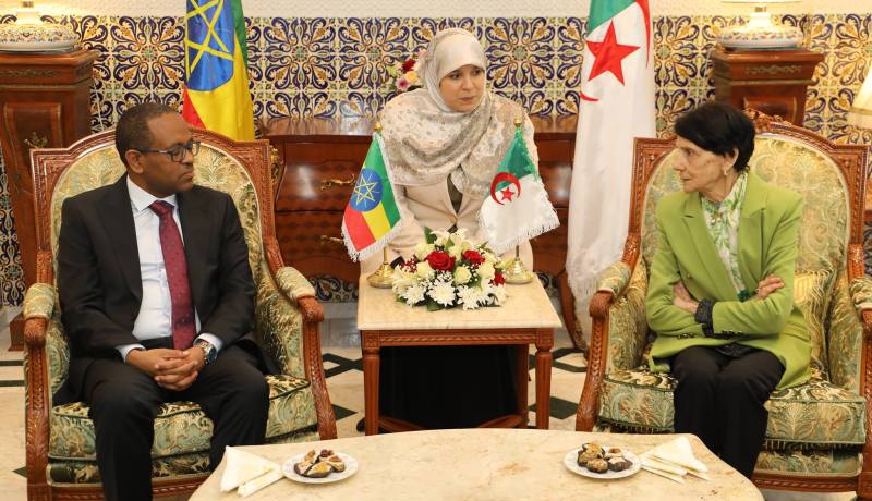 رئيسة المحكمة الدستورية تستقبل رئيس مجلس التحقيق الدستوري لإثيوبيا