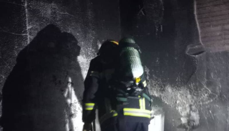 9 مصابين في حريق شقة بوهران