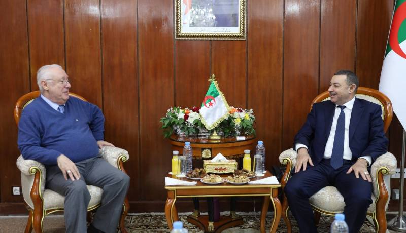 سعيود يستقبل الأمين العام للاتحاد العربي للنقل الجوي