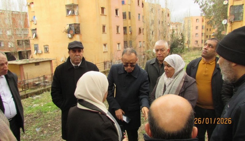المدير العام للسكن يقوم بزيارة ميدانية إلى تيارت لمتابعة ملف السكنات المتضررة جراء العوامل الطبيعية