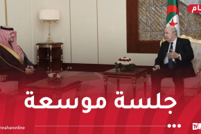 رئيس الجمهورية يعقد جلسة موسعة مع الأمير عبد العزيز بن سعود