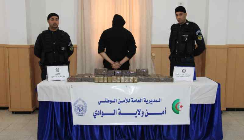 شرطة الوادي تضبط 18 كلغ من المخدرات