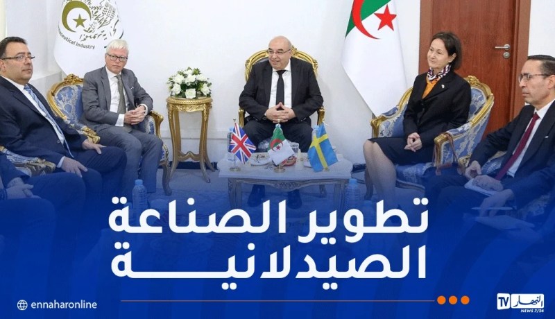 قويدري يبحث آفاق التعاون والاستثمار مع سفير السويد وبريطانيا