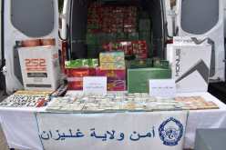 غليزان: حجز 41 ألف علبة سجائر و4930 علبة معسل و قرابة 2 مليار سنتيم
