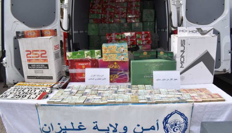 غليزان: حجز 41 ألف علبة سجائر و4930 علبة معسل و قرابة 2 مليار سنتيم