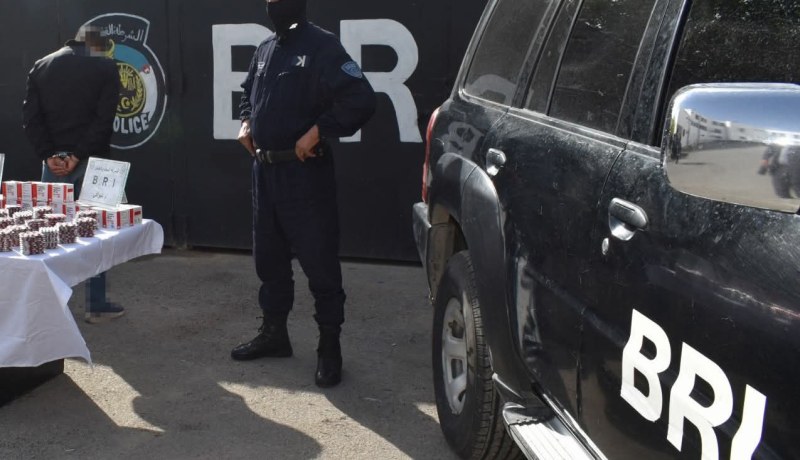  BRI أم البواقي توقف شخصا وتحجز 2250 قرص “بريغابالين”