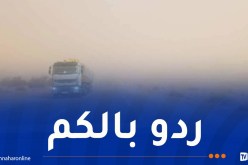 غرداية.. انعدام الرؤية بالطريق الوطني رقم 1 الرابط بين المنصورة وحاسي لفحل