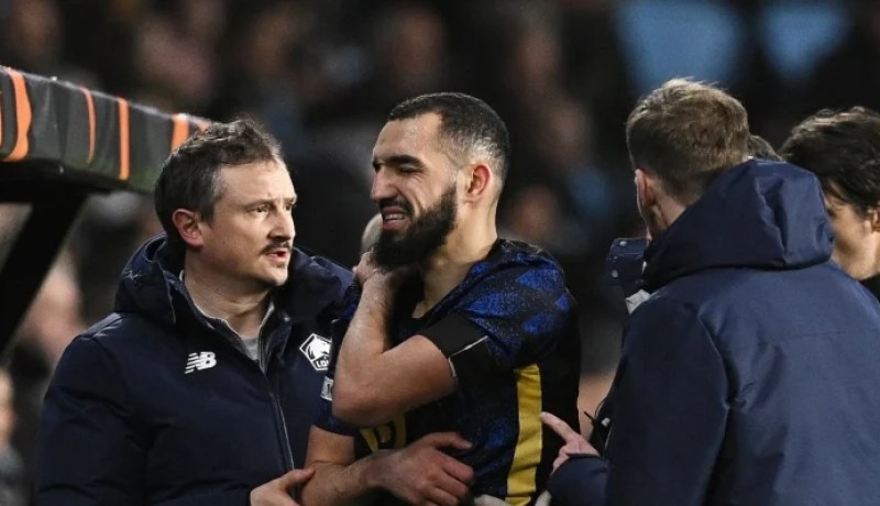 بن طالب يتعرض لاصابة ومدرب ليل يبدي قلقه