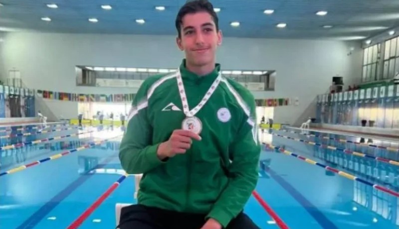 دحامنة يحطم الرقم القياسي الوطني لسباق 800 متر سباحة حرة