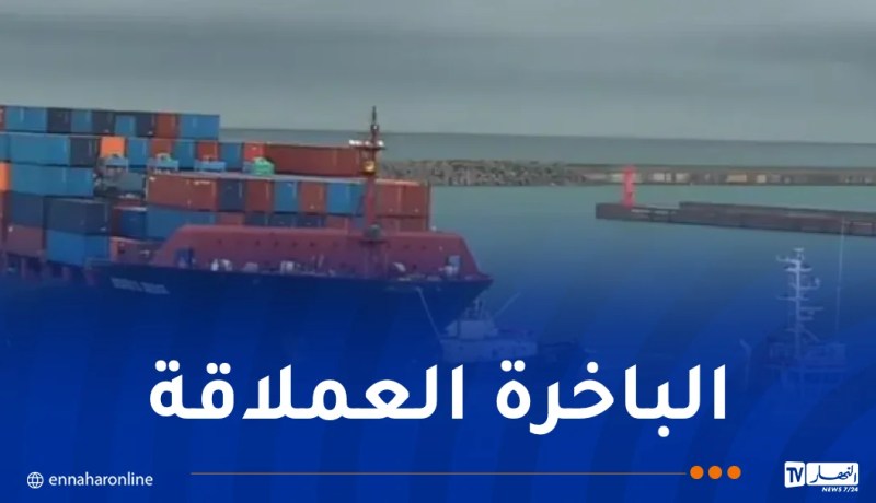 جيجل: رسو أكبر حاملة للحاويات بميناء جن جن