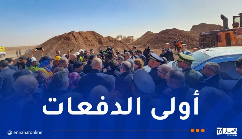 غارا جبيلات.. وفد وزاري يُعاين مكان شحن خامات الحديد عبر القطار