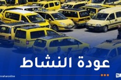 سيارات الأجرة تستأنف العمل
