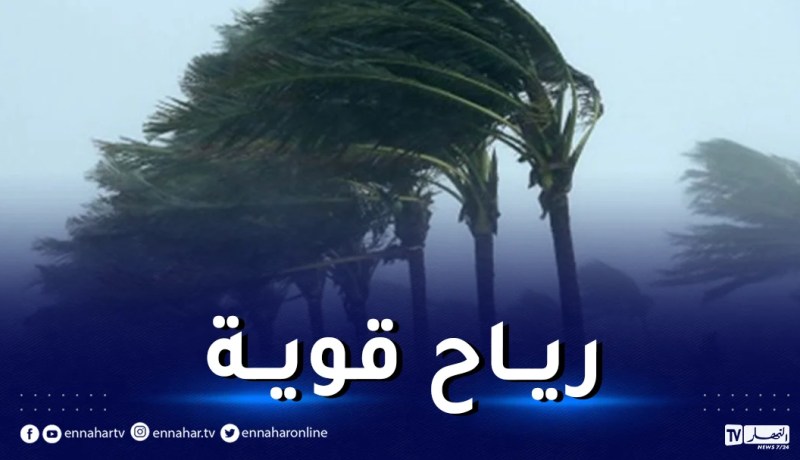 حذارِ .. رياح قوية تصل إلى 70 كلم/سا على هذه الولايات 