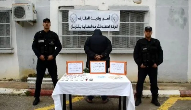 توقيف شخص يروج المؤثرات العقلية أمام المؤسسات التربوبة بالدرعان