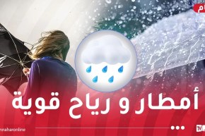 أمطار رعدية ورياح شديدة على هذه الولايات غدا الثلاثاء