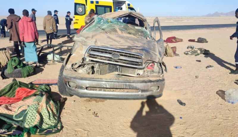 جانت.. قتيل و4 جرحى في اصطدام بين سيارتين