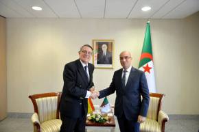 شايب يستقبل سفير إسبانيا بالجزائر