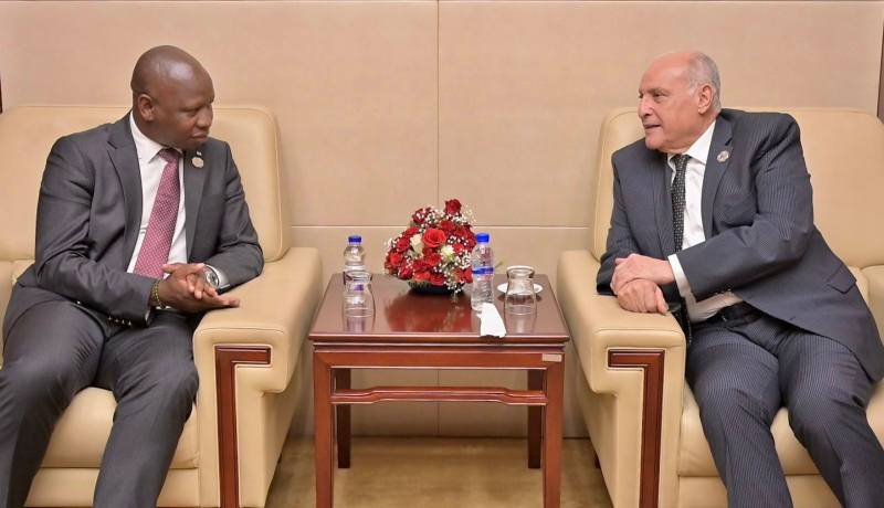 عطاف يجري محادثات ثنائية مع نظيره من مملكة ليسوتو