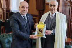وزير الشؤون الدينية يستقبل رئيس المجلس الإسلامي الأعلى