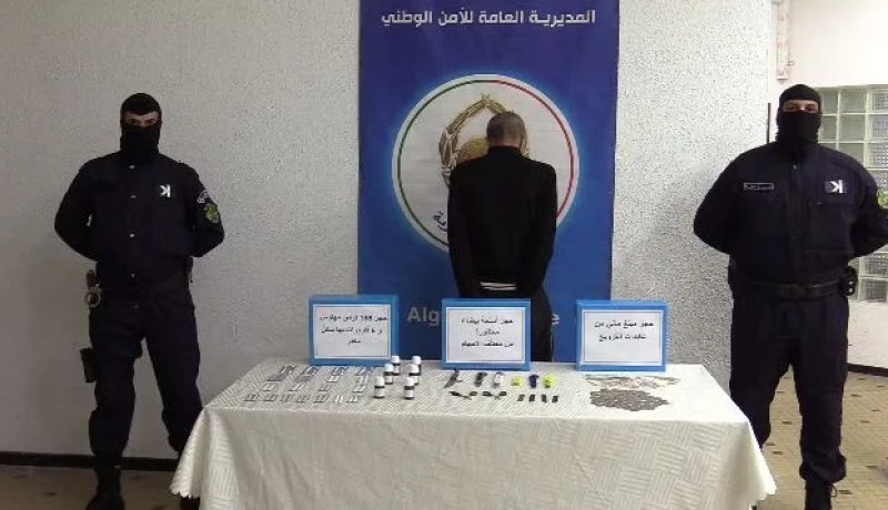 عنابة.. توقيف مروّج وحجز كمية معتبرة من المهلوسات