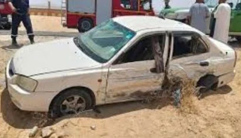 الوادي.. وفاة شاب وإصابة آخر في اصطدام بين سيارتين بأميه ونسة