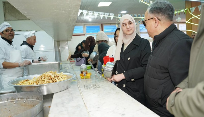بداري يقوم بزيارة فجائية للإقامة الجامعية بن عكنون بنات