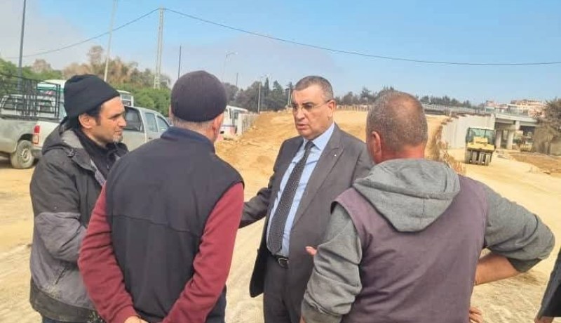 جلاوي يجري زيارة ميدانية مفاجئة لمشاريع الطرق بالعاصمة