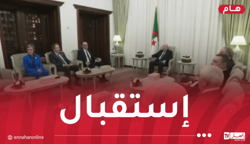 رئيس الجمهورية يستقبل وزير الداخلية الفرنسي