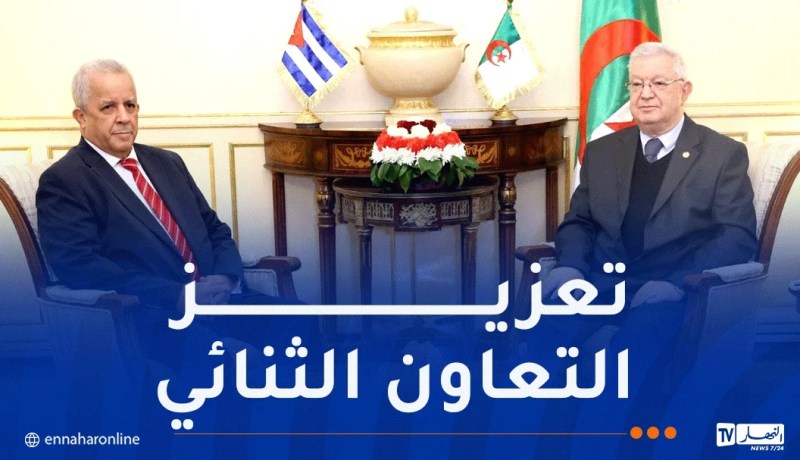 ناصري يستقبل سفير جمهورية كوبا بالجزائر
