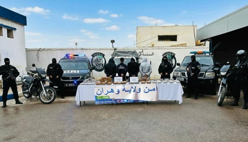 وهران: تفكيك شبكة إجرامية وحجز 45 كلغ من الكيف
