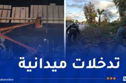 العاصمة.. تواصل عمليات إزالة مخلفات التقلبات الجوية