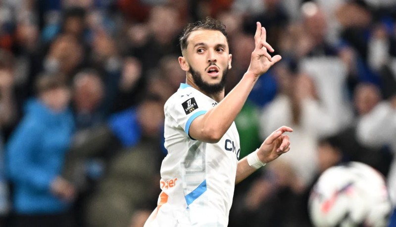 غويري يتألق بهدف وتمريرة حاسمة في تعادل مارسيليا وستراسبورغ