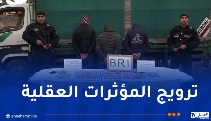 تيبازة.. الإطاحة بـ 4 شبكات إجرامية وضبط قرابة 40 ألف قرص مهلوس