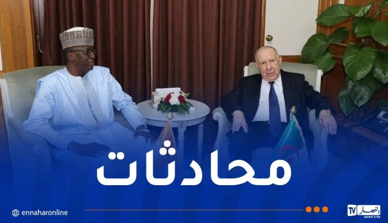 الفريق أول شنڨريحة يجري محادثات مع نظيره النيجري