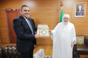 عميد جامع الجزائر يستقبل السفير المصري