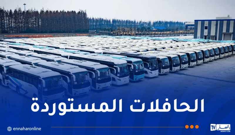 وصول 134 حافلة جديدة إلى ميناء الجزائر