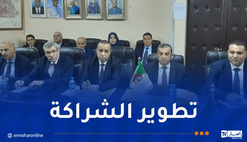 عرقاب وعجال يعقدان جلسة عمل مع وفد رفيع المستوى ببوركينافاسو