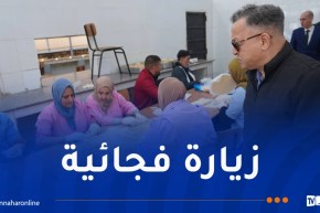 وزير التعليم العالي يزور إقامة أولاد فايت لمراقبة تحضير وجبة الفطور