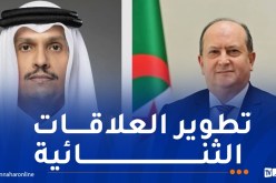 الوزير الأول يجري مكالمة مع رئيس الوزراء القطري..والطرفان يشيدان بمتانة العلاقات