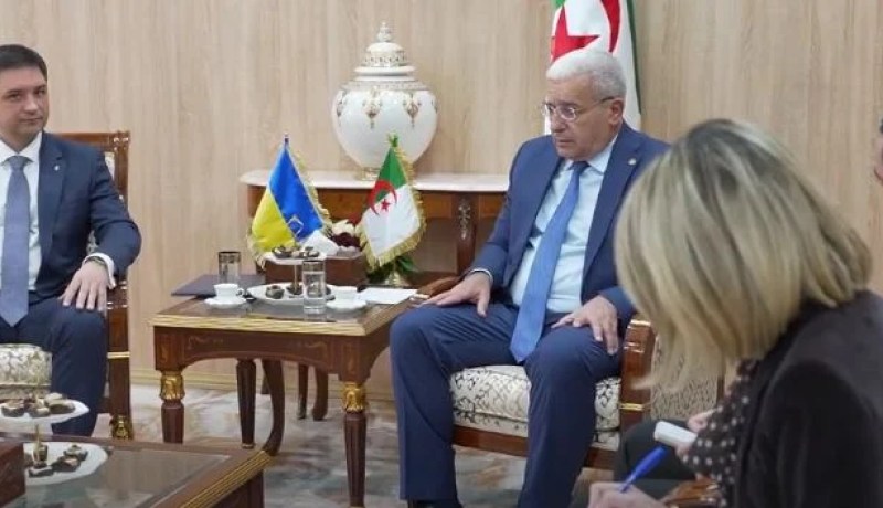 بوغالي يستقبل سفير أوكرانيا لدى الجزائر