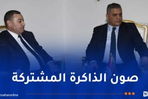 سعيود يرافق الوزير الأول إلى المعبر الحدودي ساقية سيدي يوسف