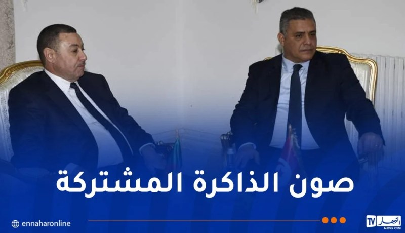 سعيود يرافق الوزير الأول إلى المعبر الحدودي ساقية سيدي يوسف