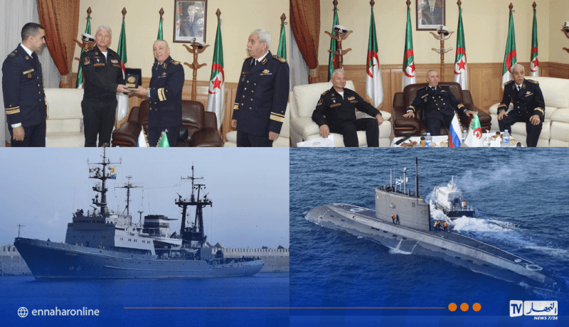 رسو مفرزة للأسطول الروسي بميناء وهران