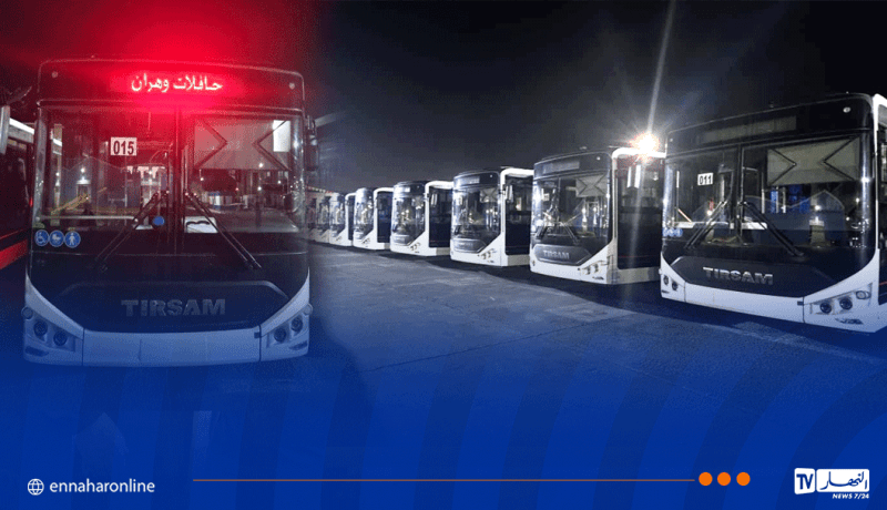 دخول 50 حافلة “تيرصام “جديدة الخدمة بوهران
