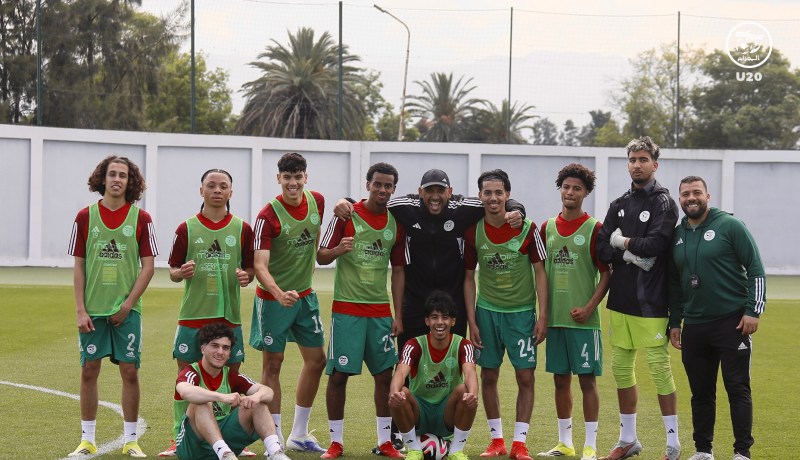 منتخب أقل من 20 سنة يدخل في تربص تحضيري ويشد الرحال إلى القاهرة