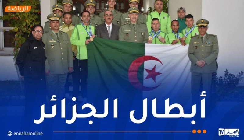 المنتخب العسكري للعدو الريفي يحظى باستقبال مميز