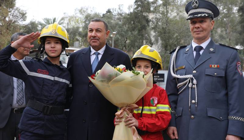 وزير الداخلية يشرف على الإحتفال باليوم العالمي للحماية المدنية